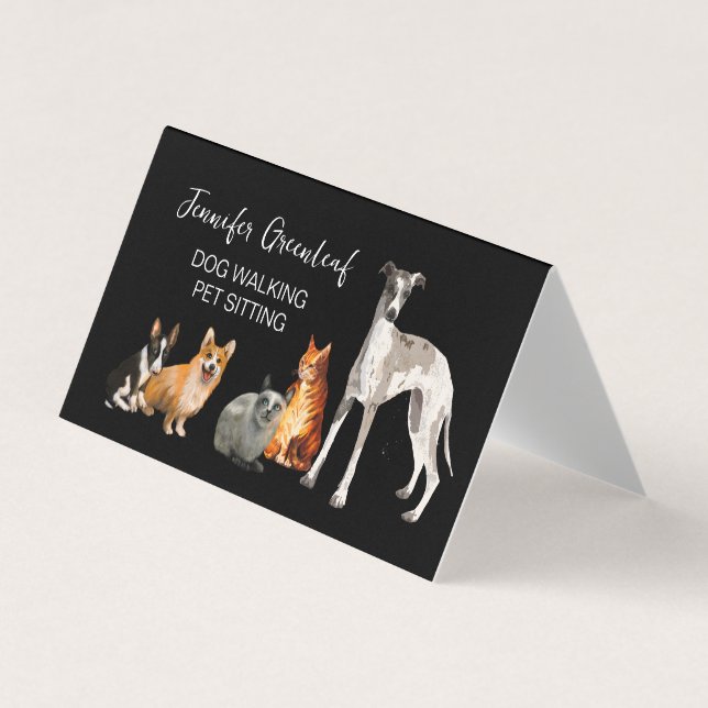 Dog walking Business Card (Front)