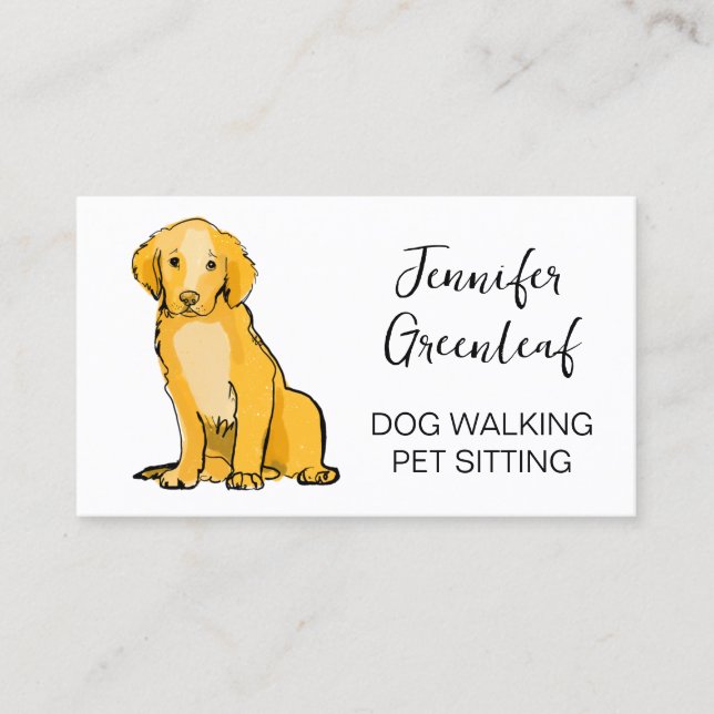 Dog walking Business Card (Front)