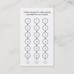 Dog Walking Business Card