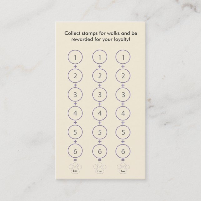 Dog Walking Business Card (Front)