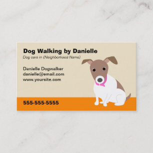Dog Walking Business Card