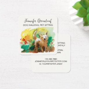 Dog walking Business Card
