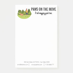 Dog Walking Business Custom Post-it Notes