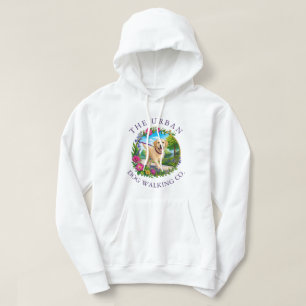 Dog Walking Business Hoodie with Labrador