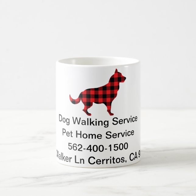 Dog Walking Cup Company Info (Center)