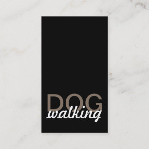 dog walking punch card
