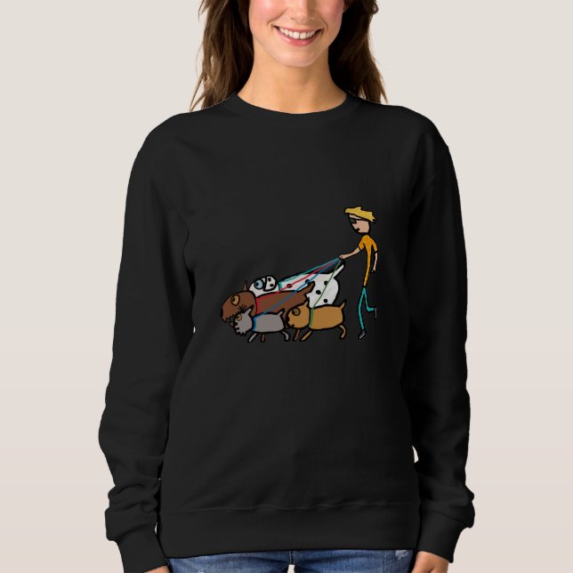 Dog Walking Sweatshirt (Front)
