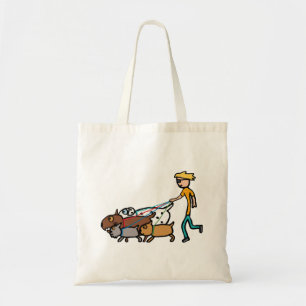 Dog Walking Tote Bag