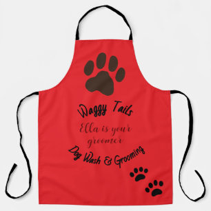 Dog Wash & Groomer Customized Apron