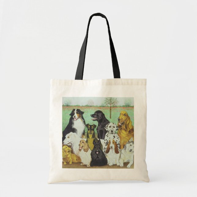 Dog Watch Tote Bag (Front)
