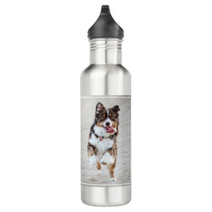 Dog Water Bottle - Custom Personalized Dog Photo