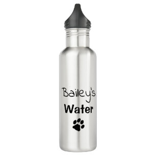 Dog Water Bottle - Custom Personalized Dog Photo