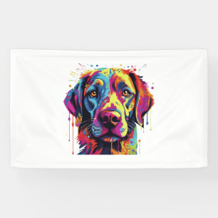 Dog Watercolor Essential T-Shirt Banner