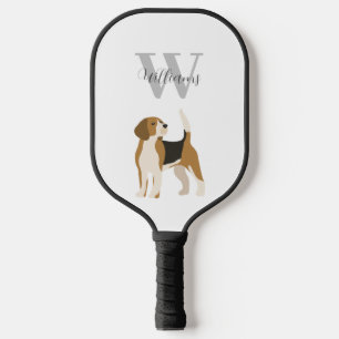 Dog Watercolor Personalized Pickleball Paddle