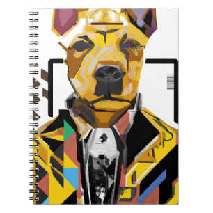 Dog Wearing a Suit: Digital Art Notebook