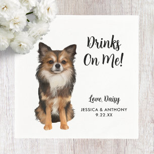 Dog Wedding Cocktail Napkins