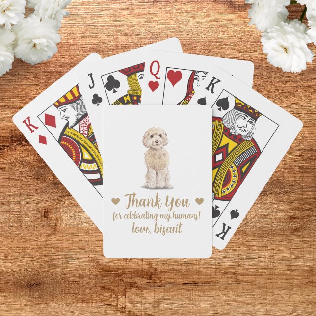 Dog Wedding Favour Playing Cards (Creator Uploaded)