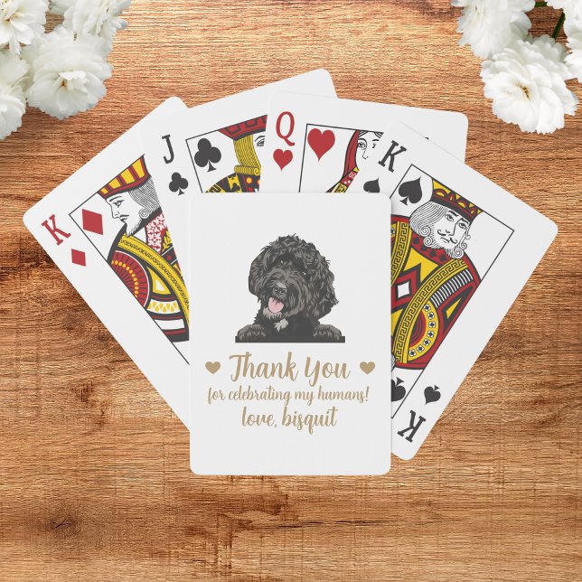 Dog Wedding Favour Playing Cards (Creator Uploaded)