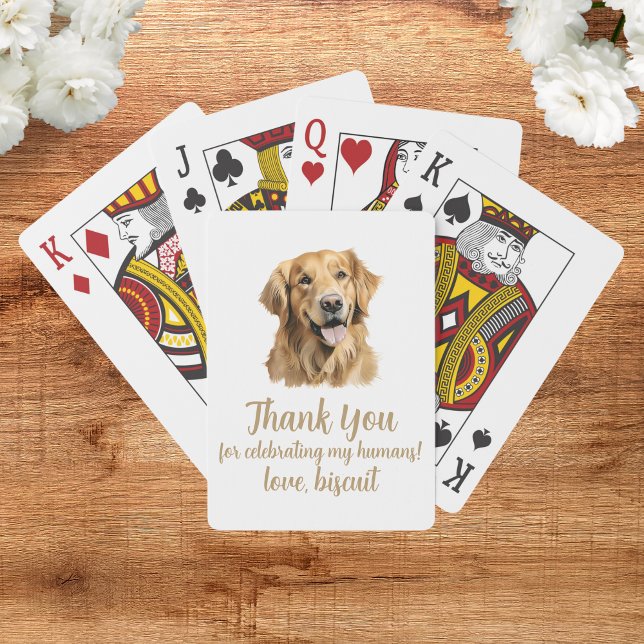 Dog Wedding Favour Playing Cards (Creator Uploaded)