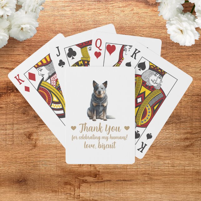Dog Wedding Favour Playing Cards (Creator Uploaded)