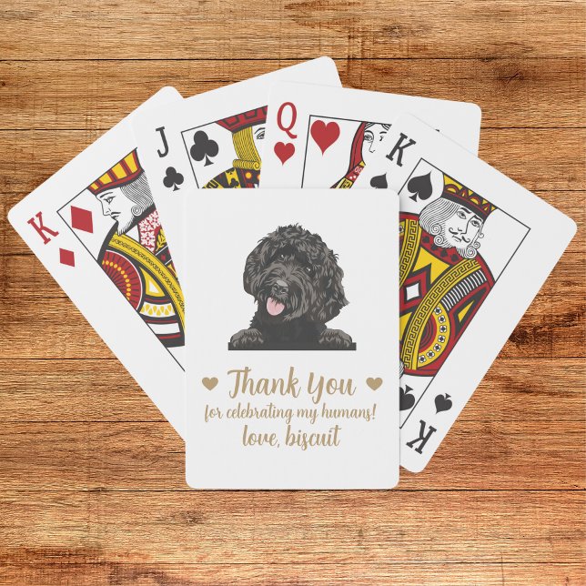 Dog Wedding Favour Playing Cards (Creator Uploaded)