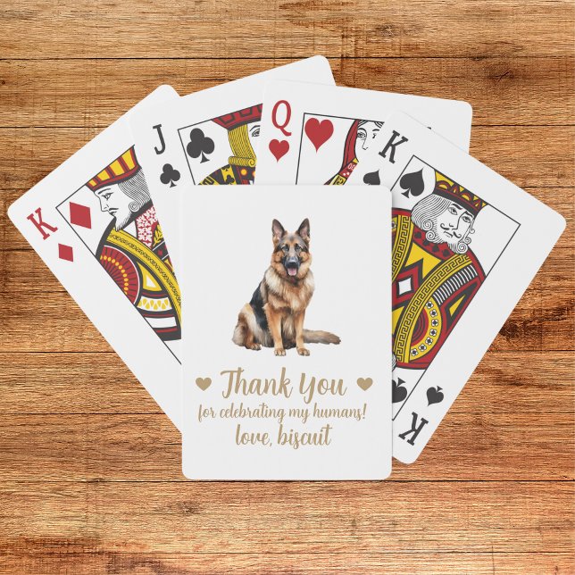 Dog Wedding Favour Playing Cards (Creator Uploaded)