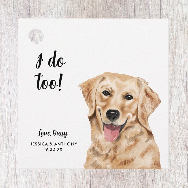 Dog Wedding Favour Tags (Creator Uploaded)
