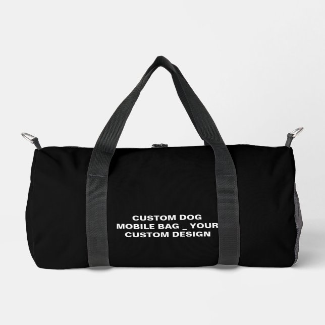 Dog Weekender Tote - Custom Pet Travel Bag (Front)
