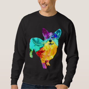 Dog  Welsh Corgi For Womens Colourful Corgi Men Es Sweatshirt