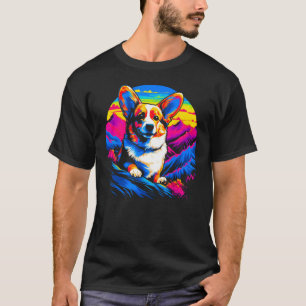Dog Welsh Corgi Mountain T-Shirt