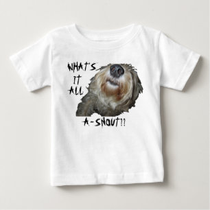 Dog "WHAT'S IT ALL A-SNOUT??" Infant Tee