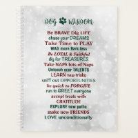 Dog Wisdom - Inspirational Planner