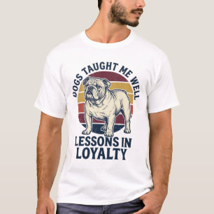 Dog Wisdom Shirt Vintage Bulldog Lesson Graphic_1