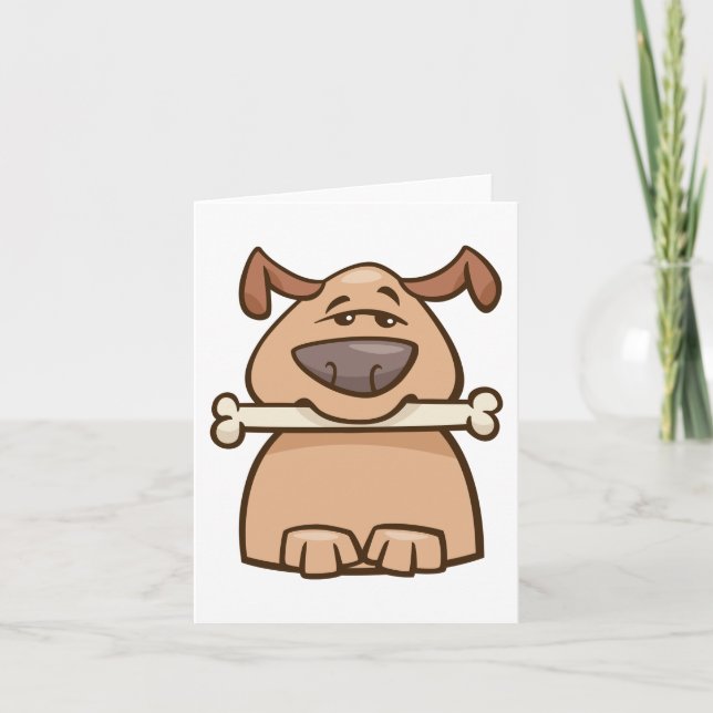 Dog With A Bone Card (Front)