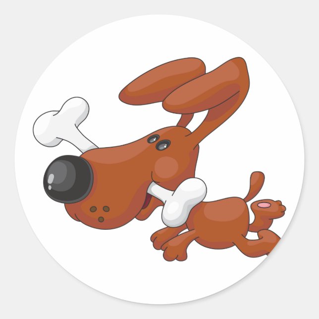 Dog With A Bone Stickers (Front)