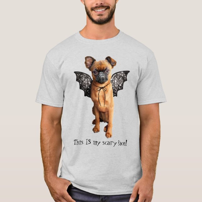 Dog With Bat Wings T-Shirt (Front)
