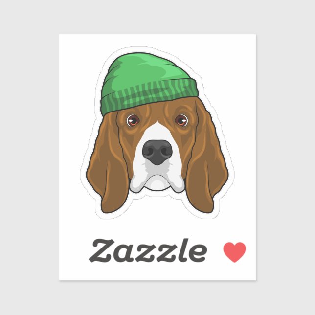 Dog with Beanie (Sheet)