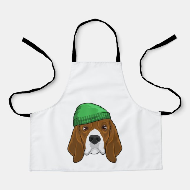 Dog with Beanie Apron (Front)