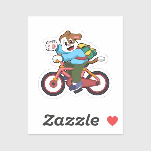 Dog with Bicycle (Sheet)