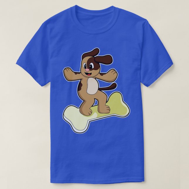 Dog with Bone 2 T-Shirt (Design Front)