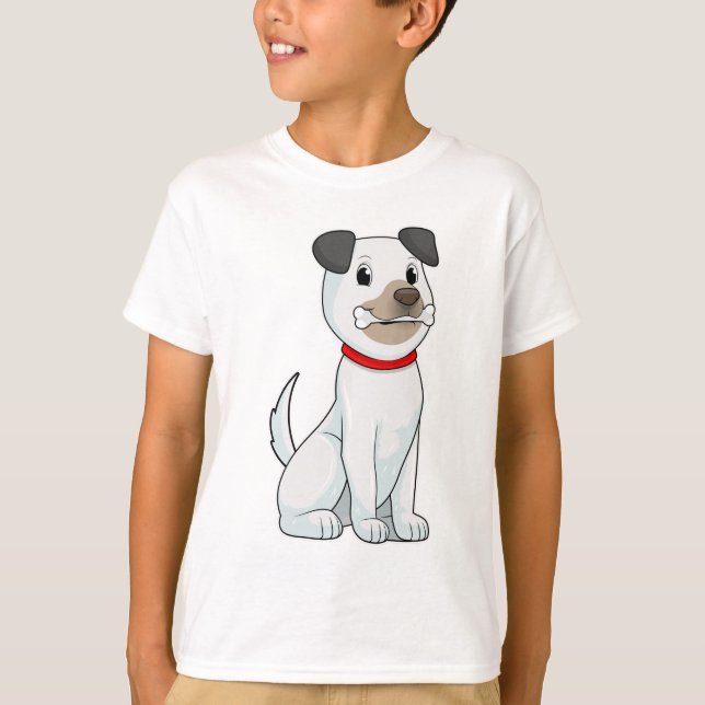 Dog with Bone T-Shirt (Front)