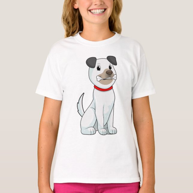Dog with Bone T-Shirt (Front)
