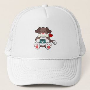 Dog with Bone Trucker Hat