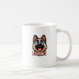 dog with love it coffee mug