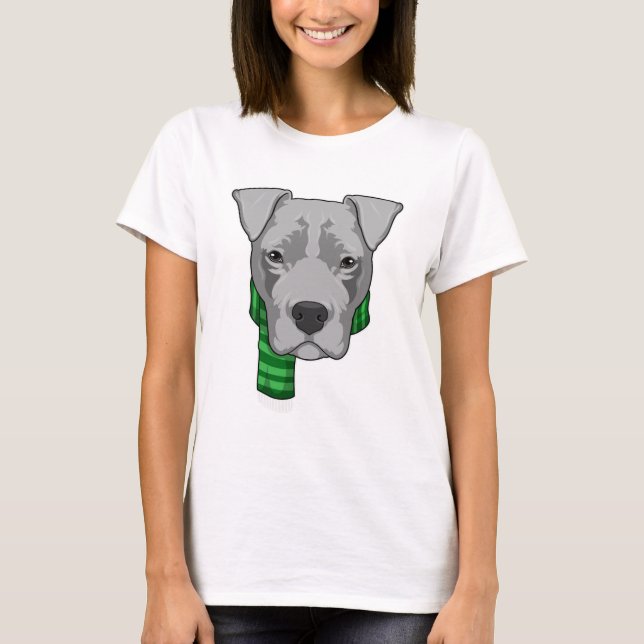 Dog with Scarf T-Shirt (Front)