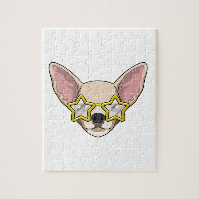 Dog with Sunglasses Jigsaw Puzzle (Vertical)