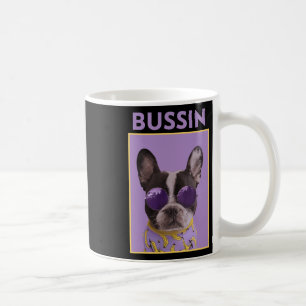 Dog With Sungles Bulldog Bussin Coffee Mug