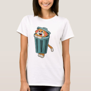 Dog with Trashcan T-Shirt