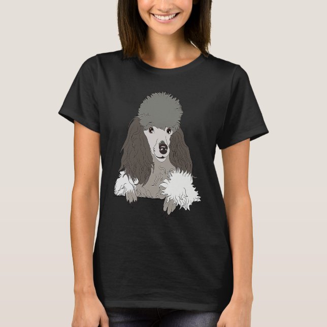 Dog   Women's Graphic Tees Cool Poodle Men's (Front)