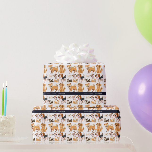 Dog Wrapping Paper (Party Gifts)